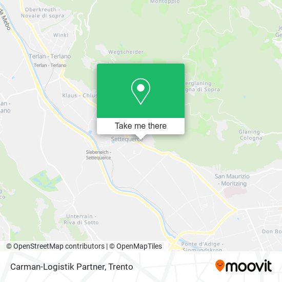 Carman-Logistik Partner map