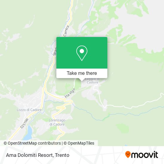 Ama Dolomiti Resort map