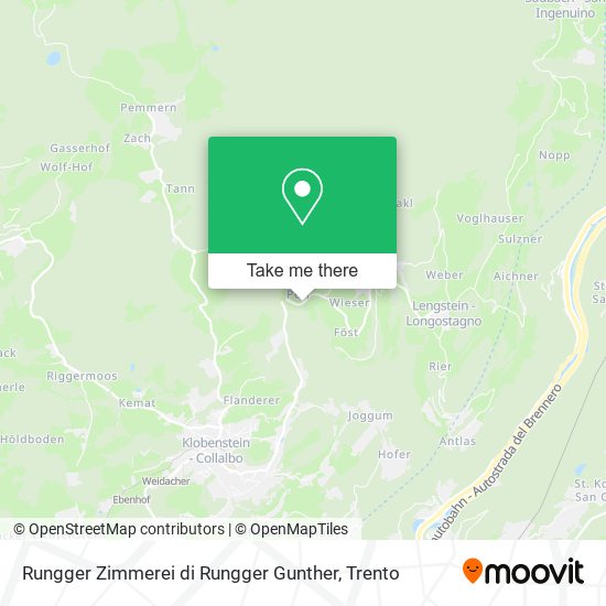 Rungger Zimmerei di Rungger Gunther map
