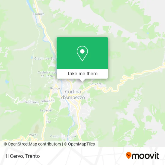 Il Cervo map