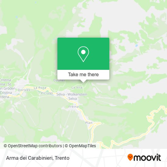 Arma dei Carabinieri map