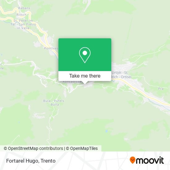 Fortarel Hugo map