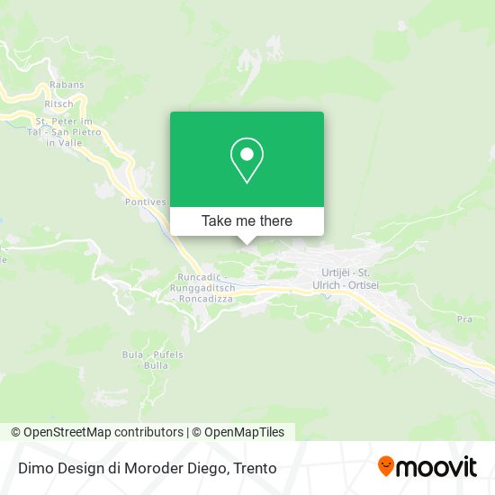 Dimo Design di Moroder Diego map