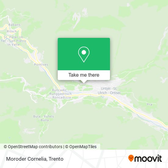 Moroder Cornelia map