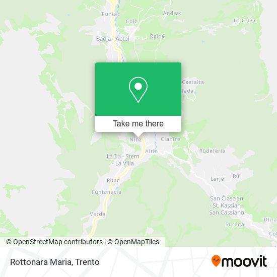 Rottonara Maria map