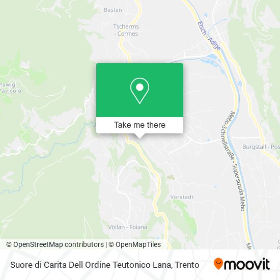 Suore di Carita Dell Ordine Teutonico Lana map