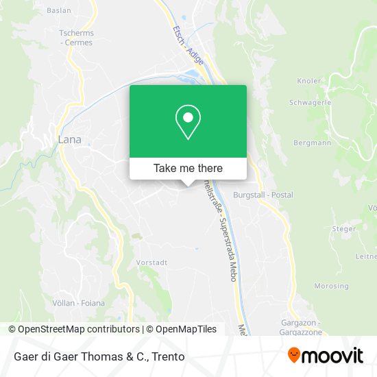 Gaer di Gaer Thomas & C. map