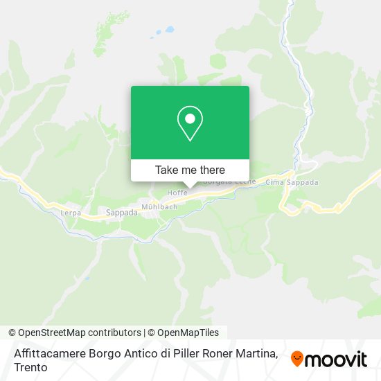 Affittacamere Borgo Antico di Piller Roner Martina map