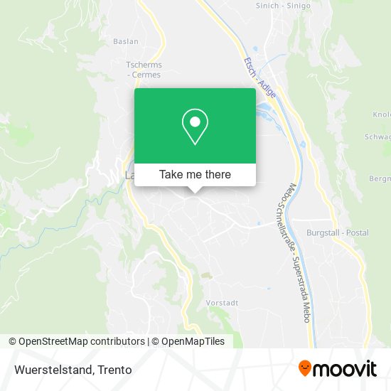 Wuerstelstand map
