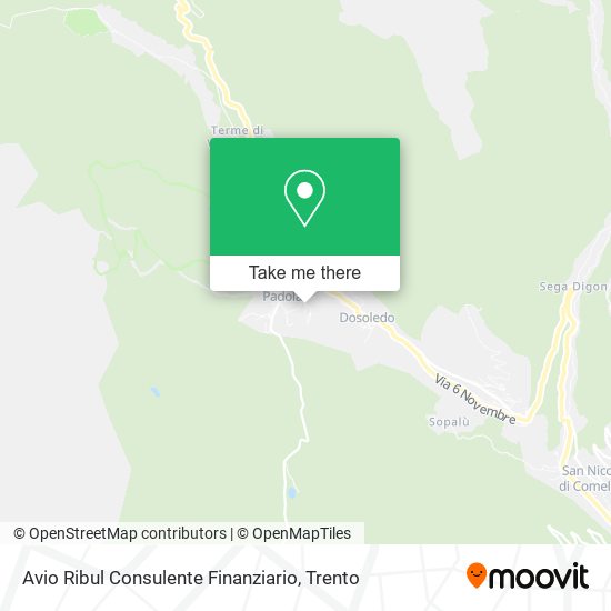 Avio Ribul Consulente Finanziario map