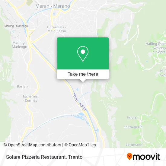 Solare Pizzeria Restaurant map