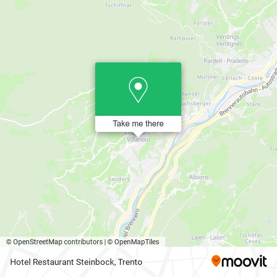 Hotel Restaurant Steinbock map
