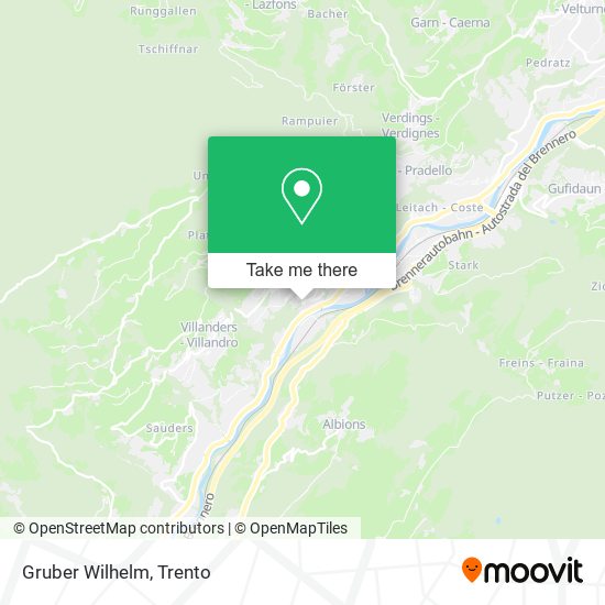 Gruber Wilhelm map