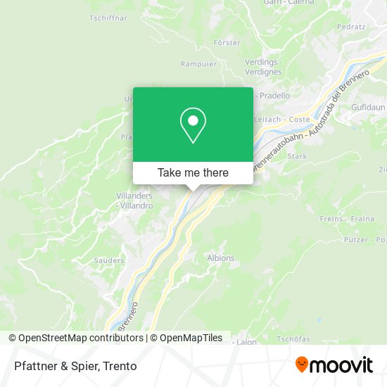Pfattner & Spier map