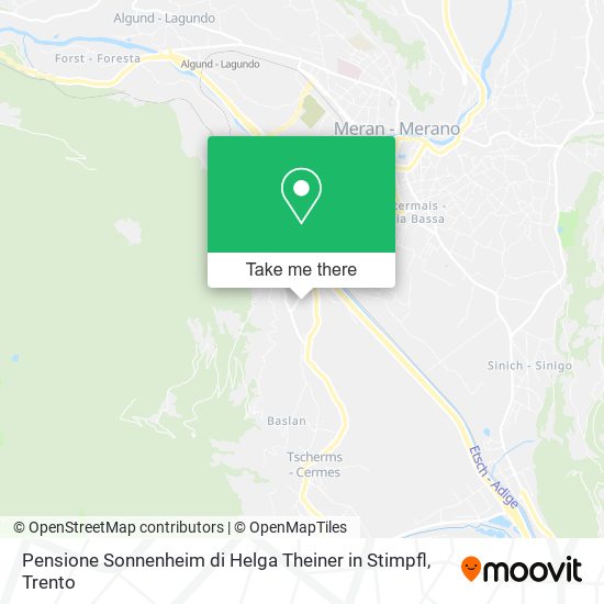 Pensione Sonnenheim di Helga Theiner in Stimpfl map