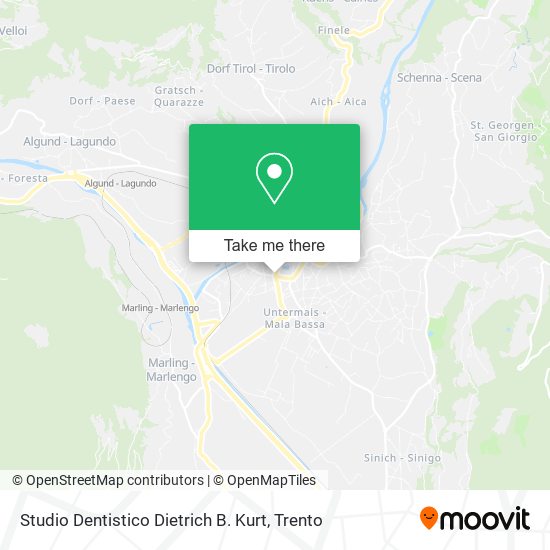 Studio Dentistico Dietrich B. Kurt map