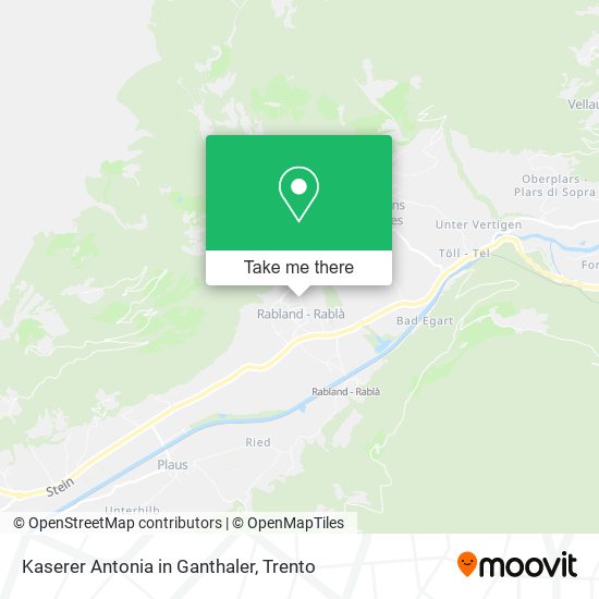 Kaserer Antonia in Ganthaler map