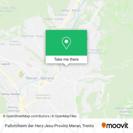 Pallottiheim der Herz-Jesu-Provinz Meran map
