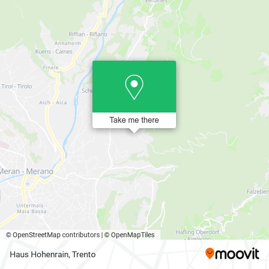 Haus Hohenrain map