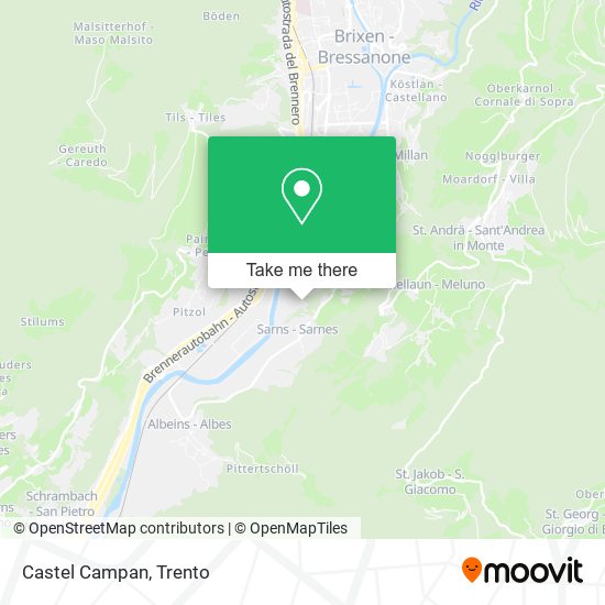 Castel Campan map