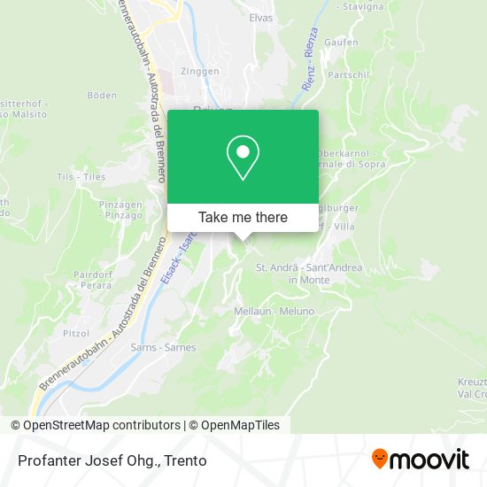Profanter Josef Ohg. map