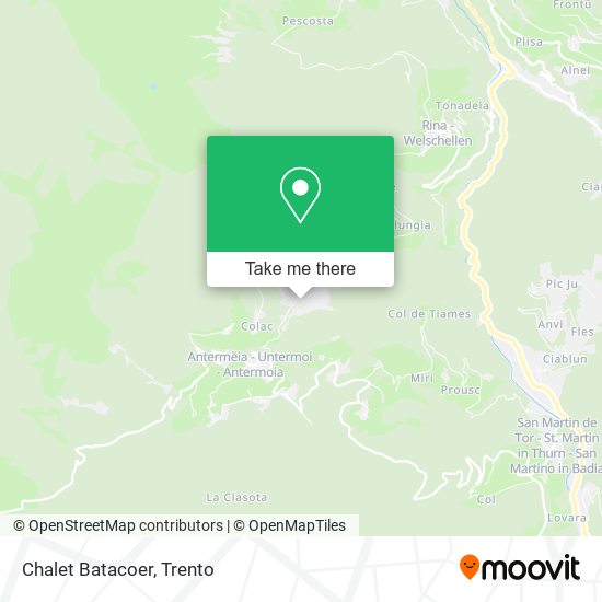 Chalet Batacoer map