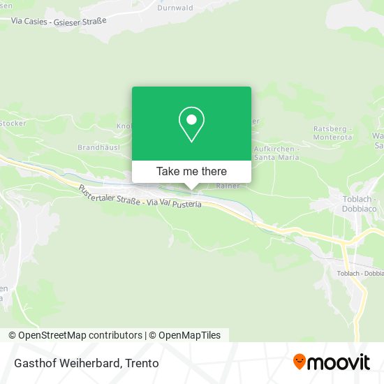 Gasthof Weiherbard map
