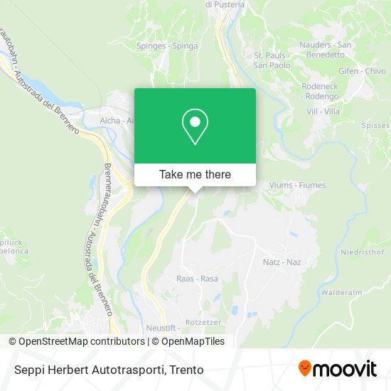 Seppi Herbert Autotrasporti map