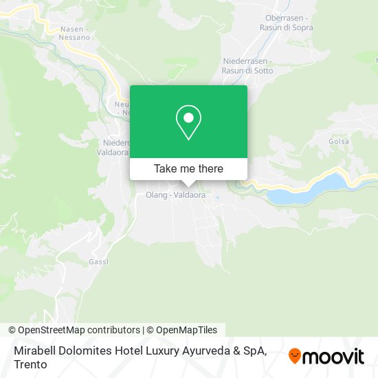 Mirabell Dolomites Hotel Luxury Ayurveda & SpA map