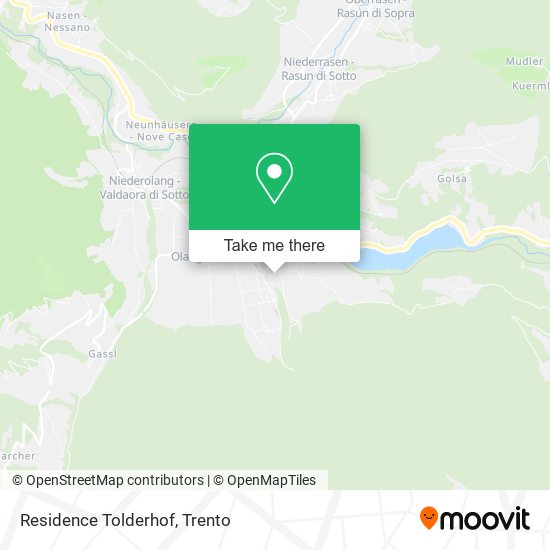 Residence Tolderhof map