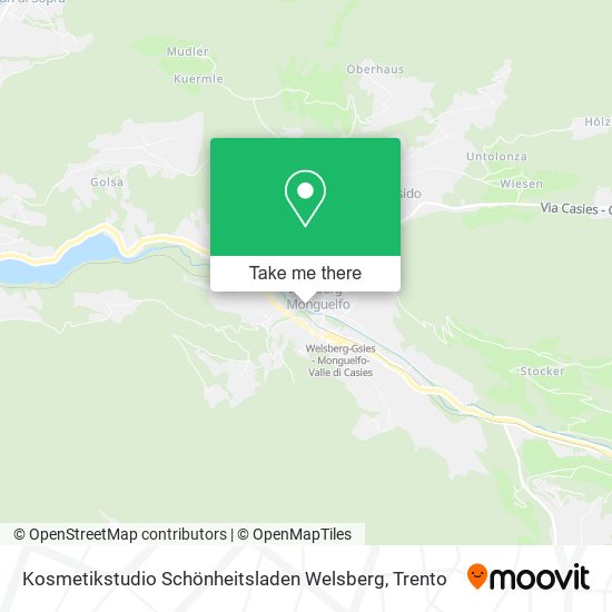 Kosmetikstudio Schönheitsladen Welsberg map