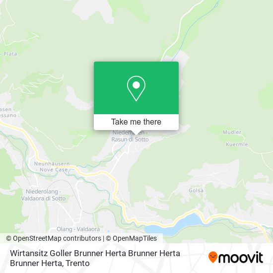 Wirtansitz Goller Brunner Herta Brunner Herta Brunner Herta map