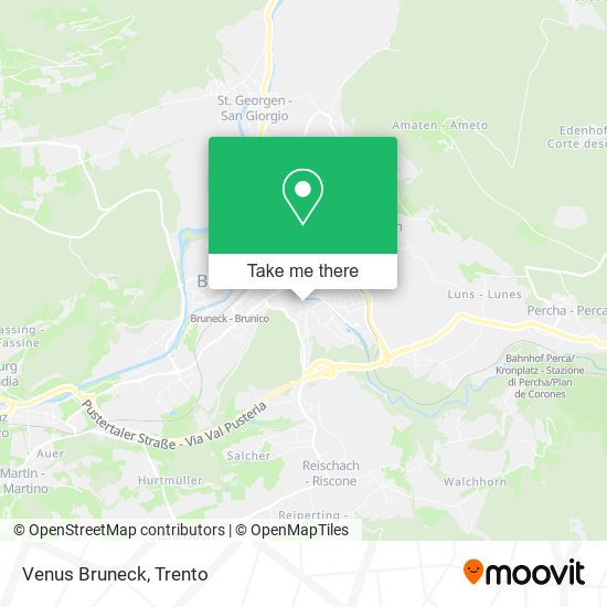 Venus Bruneck map