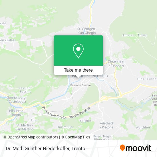 Dr. Med. Gunther Niederkofler map