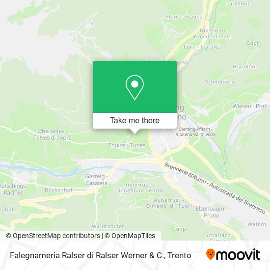 Falegnameria Ralser di Ralser Werner & C. map