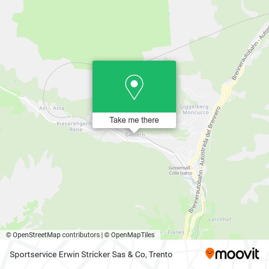 Sportservice Erwin Stricker Sas & Co map