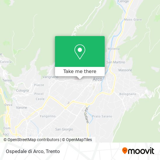 Ospedale di Arco map
