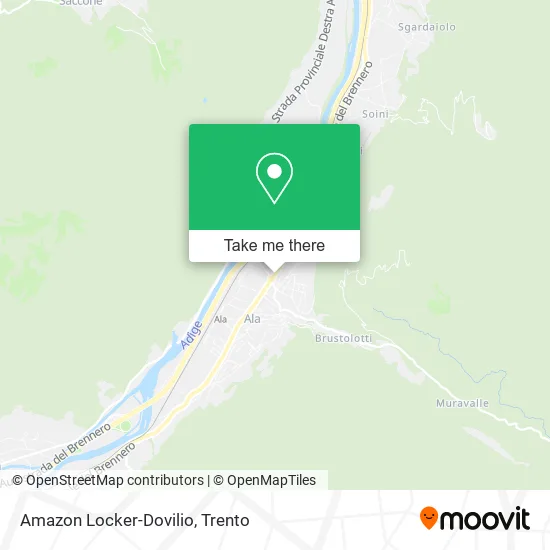 Amazon Locker-Dovilio map