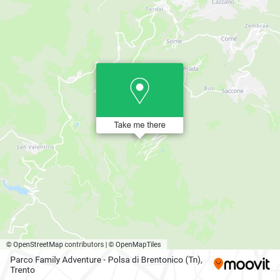 Parco Family Adventure - Polsa di Brentonico (Tn) map