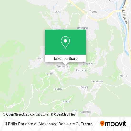Il Brillo Parlante di Giovanazzi Daniele e C. map