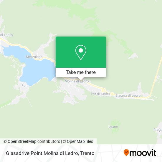 Glassdrive Point Molina di Ledro map