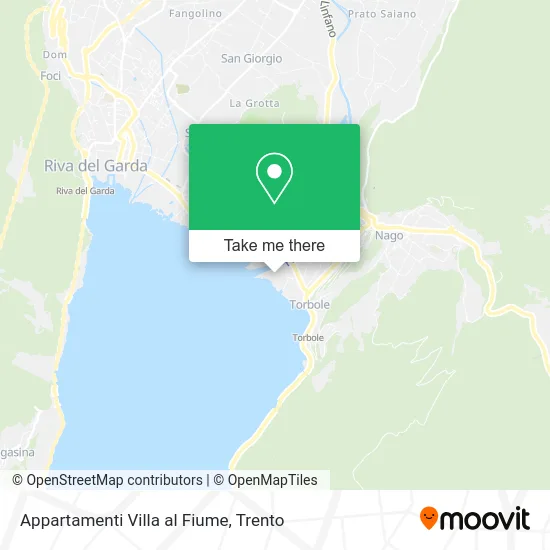 Appartamenti Villa al Fiume map