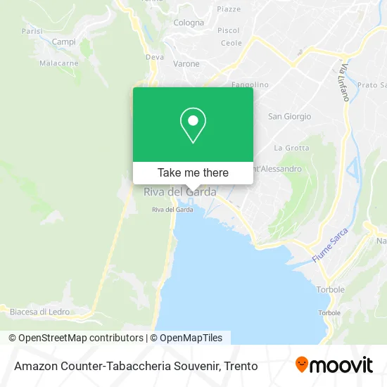 Amazon Counter-Tabaccheria Souvenir map