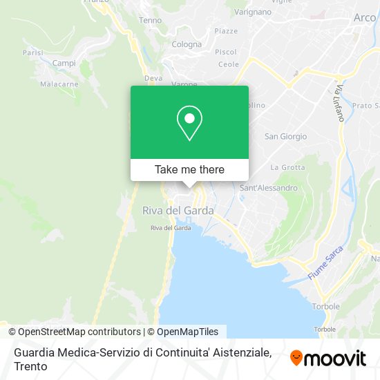 Guardia Medica-Servizio di Continuita' Aistenziale map