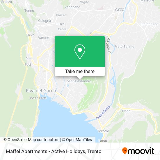 Maffei Apartments - Active Holidays map