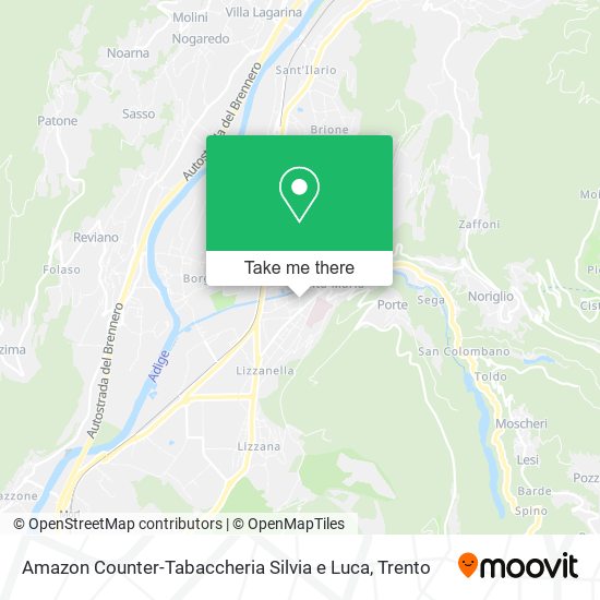 Amazon Counter-Tabaccheria Silvia e Luca map