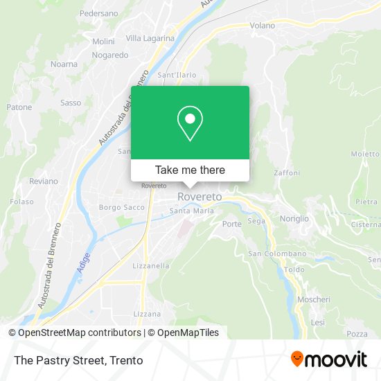 The Pastry Street map
