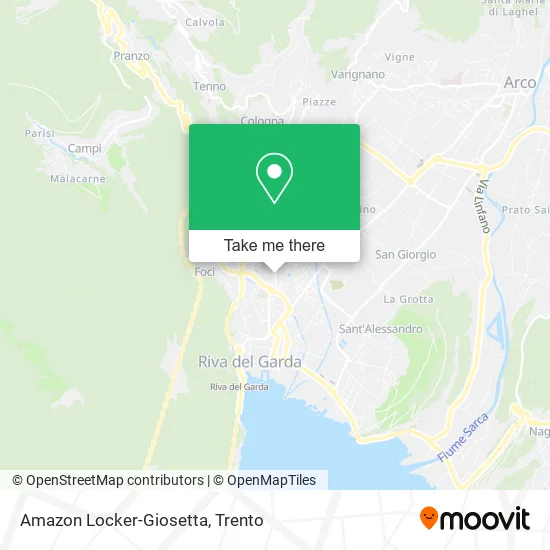 Amazon Locker-Giosetta map