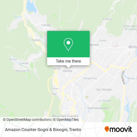 Amazon Counter-Sogni & Bisogni map