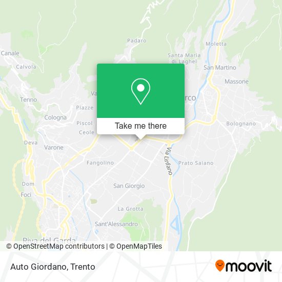 Auto Giordano map